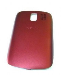 Klapka baterii Nokia 302 Asha - czerwona (oryginalna)