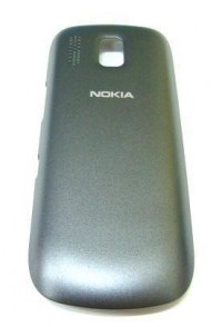 Klapka baterii Nokia 202 Asha - ciemno szara (oryginalna)