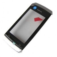 Obudowa przednia z ekranem dotykowym Nokia 305 Asha/ 306 Asha - biaa (oryginalna)