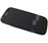 Obudowa przednia z ekranem dotykowym i wywietlaczem Samsung I9300i Galaxy S3 Neo - czarna (oryginalna)