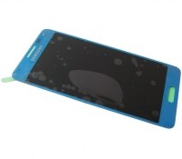 Obudowa przednia z ekranem dotykowym i wywietlaczem Samsung SM-G850F Galaxy Alpha - niebieska (oryginalna)