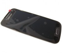 Obudowa przednia z ekranem dotykowym i wywietlaczem Samsung I9195 Galaxy S4 Mini/ I9192 Galaxy S4 Mini Duos - black edition (oryginalna)