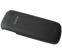 Klapka baterii Nokia C1-02 - czarna (oryginalna)