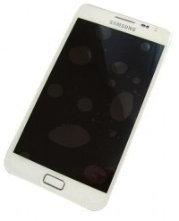 Obudowa przednia z wywietlaczem i ekranem dotykowym Samsung Galaxy Note N7000 - biaa (oryginalna)