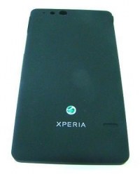 Klapka baterii Sony ST27i Xperia GO - czarna (oryginalna)