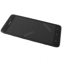 Obudowa przednia z ekranem dotykowym i wywietlaczem Huawei Ascend G620S - czarna (oryginalna)