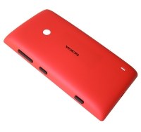 Klapka baterii Nokia Lumia 520 - czerwona (oryginalna)