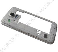 Korpus Samsung SM-G900F Galaxy S5 - biay (oryginalny)