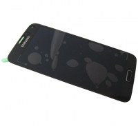 Obudowa przednia z ekranem dotykowym i wywietlaczem Samsung SM-G903F Galaxy S5 Neo - czarna (oryginalna)