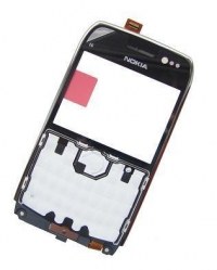 Obudowa przednia Nokia E6-00 - czarna (oryginalna)