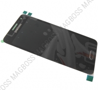 Obudowa przednia z ekranem dotykowym i wywietlaczem Samsung SM-A3009 Galaxy A3/ SM-A300FU - czarna (oryginalna)