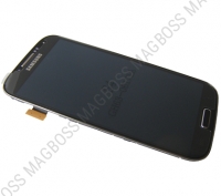 Obudowa przednia z ekranem dotykowym i wywietlaczem Samsung I9506 Galaxy S4 LTE+ - deep black (oryginalna)