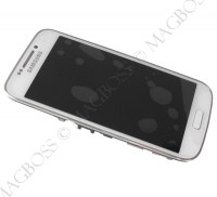 Obudowa przednia ekranem dotykowym i wywietlaczem Samsung SM-1010 Galaxy S4 Zoom - biaa (oryginalna)
