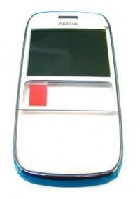 Obudowa przednia Nokia 302 Asha - biaa (oryginalna)