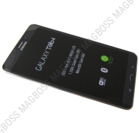 Obudowa przednia z ekranem dotykowym i wywietlaczem Samsung SM-T335 Galaxy Tab 4 8.0 LTE - czarna (oryginalna)