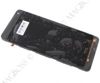 Obudowa przednia z ekranem i wywietlaczem HTC One mini 601n - czarna (oryginalna)