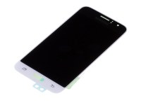 Ekran dotykowy z wywietlaczem Samsung SM-J120F Galaxy J1 2016 - biay (oryginalny)
