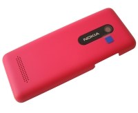 Klapka baterii Nokia 206 Asha Dual SIM - magenta (oryginalna)