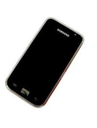 Obudowa przednia z ekranem dotykowym i wywietlaczem Samsung Galaxy S Plus I9001 - czarny (oryginalna)