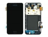 Ekran dotykowy z wywietlaczem Samsung i9100 Galaxy S II - czarny (oryginalny)