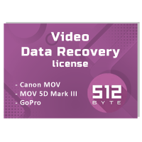 Pakiet oprogramowania Video Recovery dla Canon, 5D Mark III oraz GoPro - 512Byte