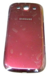 Klapka baterii Samsung I9300 Galaxy S3 - czerwona (oryginalna)