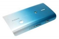 Klapka baterii Sony Ericsson E15i Xperia X8 - biao/ niebieska (oryginalna)