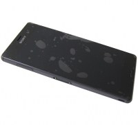 Obudowa przednia z ekranem dotykowym i wywietlaczem Sony D6603/ D6643/ D6653 Xperia Z3 - czarna (oryginalna)