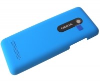 Klapka baterii Nokia 206 Asha Dual SIM - cyan (oryginalna)