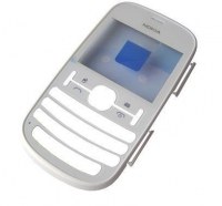 Obudowa przednia Nokia 200 - biaa (oryginalna)