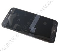 Obudowa przednia z ekranem dotykowym i wywietlaczem Samsung I8750 Ativ S - srebrna (oryginalna)