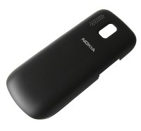 Klapka baterii Nokia 202 Asha - czarna (oryginalna)