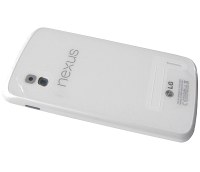 Klapka baterii LG E960 Google Nexus 4 - biaa (oryginalna)