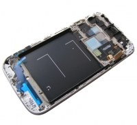 Obudowa przednia z ekranem dotykowym z wywietlaczem Samsung I9505 Galaxy S4 LTE -  biaa  (oryginalna)