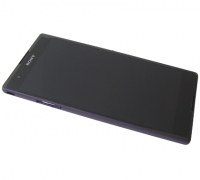 Obudowa przednia z ekranem dotykowym i wywietlaczem Sony D5303/ D5306 Xperia T2 Ultra - fioletowa (oryginalna)
