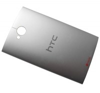 Obudowa tylna HTC One Dual SIM (802w) - srebrna (oryginalna)