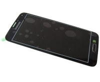Obudowa przednia z ekranem dotykowym i wywietlaczem Samsung SM-G900F Galaxy S5 - czarna (oryginalna)