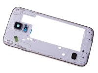 Obudowa tylna Samsung SM-G903F Galaxy S5 Neo - srebrna (oryginalna)