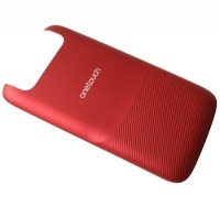 Klapka baterii Alcatel OT 997D - czerwona (oryginalna)