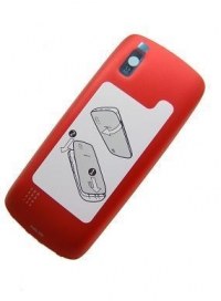 Klapka baterii Nokia 300 Asha - czerwona (oryginalna)