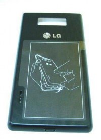 Klapka baterii LG P700 Optimus L7 - czarna (oryginalna)