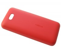 Klapka baterii Nokia 207 - czerwona (oryginalna)