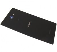 Klapka baterii Sony D2403/ D2406 Xperia M2 Aqua - czarna (oryginalna)