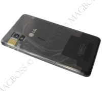Klapka baterii z anten NFC LG E975 Optimus G - czarna (oryginalna)