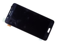 Ekran dotykowy z wywietlaczem Samsung SM-J5108 Galaxy J5 2016 - czarny (oryginalny)