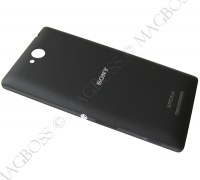 Klapka baterii Sony C2305 Xperia C - czarna (oryginalna)