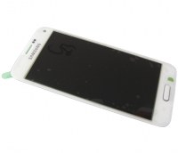 Ekran dotykowy z wywietlaczem Samsung SM-G800F Galaxy S5 mini/ SM-G800H Galaxy S5 mini Duos - biay (oryginalny)