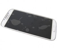 Obudowa przednia z ekranem dotykowym i wywietlaczem Samsung I9515 Galaxy S4 Value Edition - biaa (oryginalna)