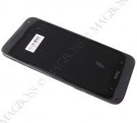 Obudowa przednia z ekranem dotykowym i wywietlaczem HTC Desire 601 (315n) - czarna (oryginalna)