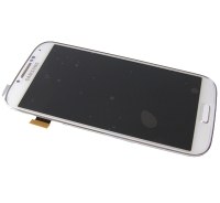 Obudowa przednia z ekranem dotykowym i wywietlaczem Samsung I9506 Galaxy S4 LTE+ - biaa (oryginalna)